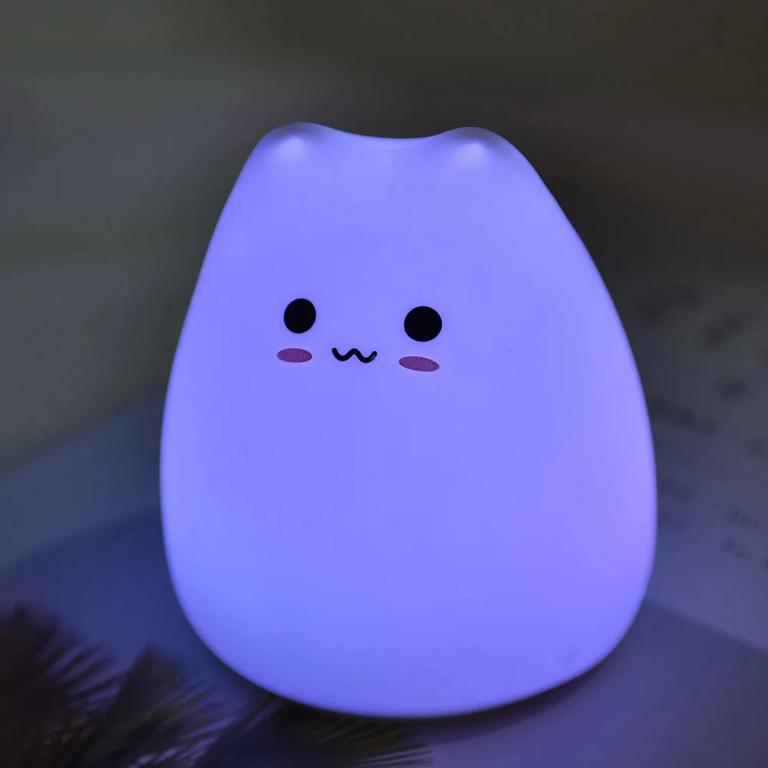 Soft Playful LED Cat Night Light