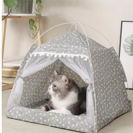 Semi-Enclosed Cat Tent