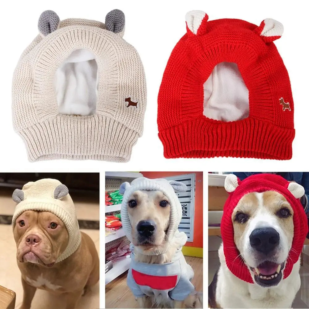 Knitted Hat for Medium and Large Dogs