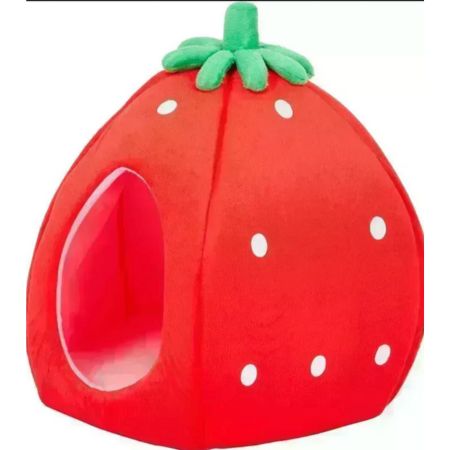 Pampered Pets Bazaar YML Strawberry Pet Bed House